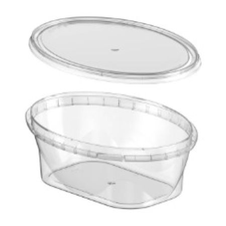 1000ml Oval Tamper Evident