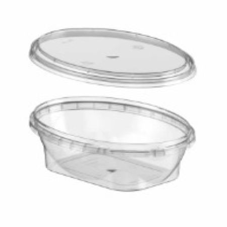 250ml Oval  Tamper Evident