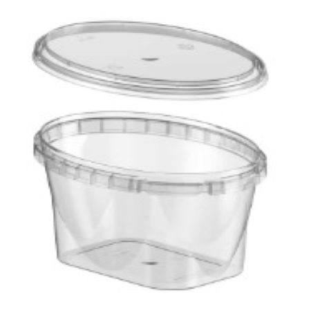 1500ml Oval  Tamper Evident