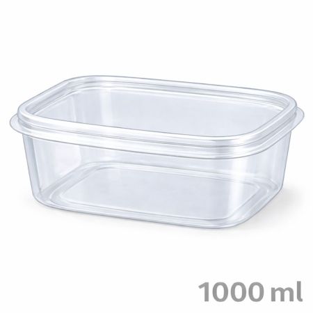 1000ml Rectangle PET