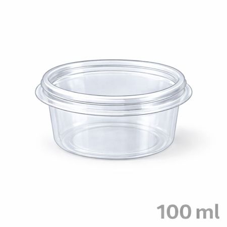 100ml Round PET