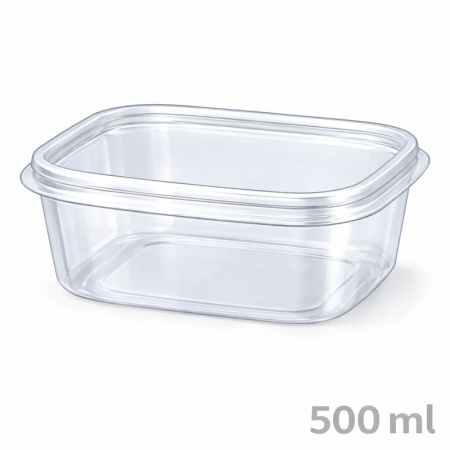 500ml Rectangle PET