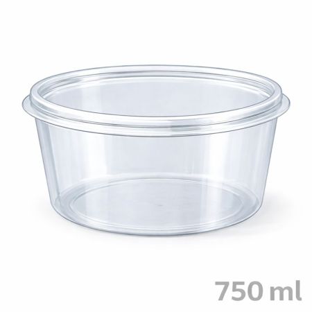 750ml Round PET