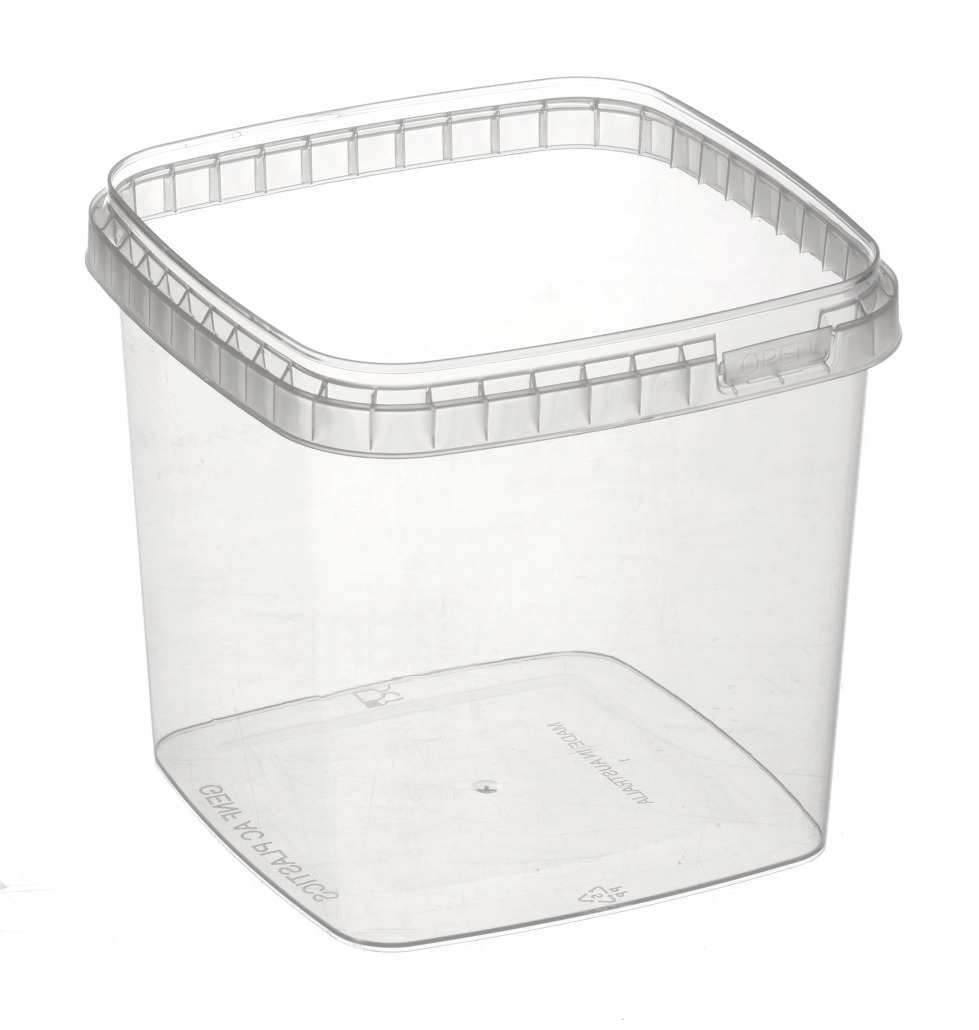 1200ml Square Tamper Evident Container